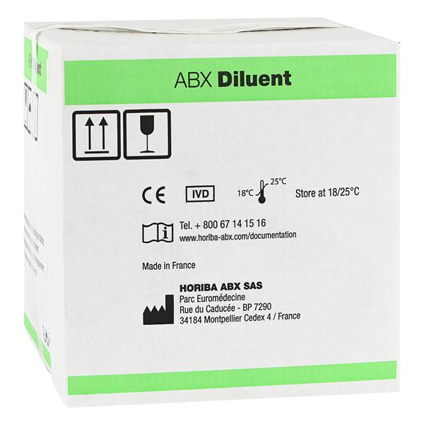 Reagent, Diluent Hematology, for ABX Pentra 60/80 Analyzers, 20 Liters, 1/bx (DROP SHIP ONLY) (US Only) (Not Available For Sale into Canada) (Must be Refridgerated)