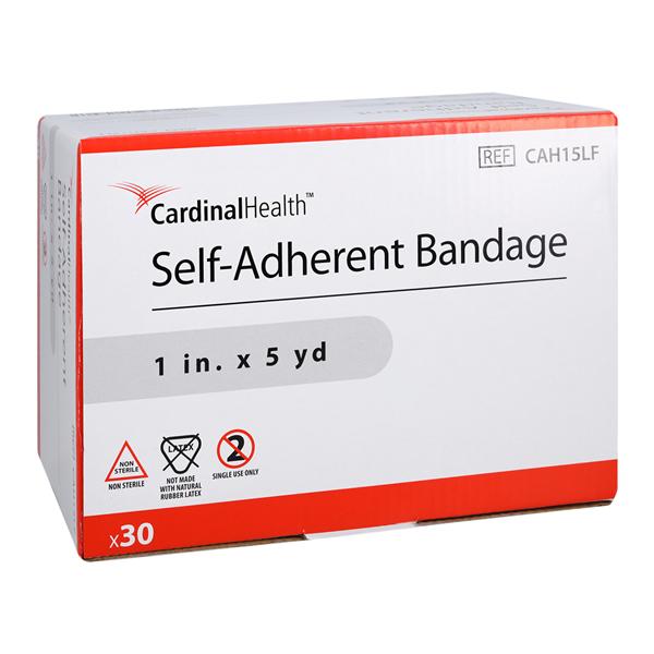 Self-Adherent Cohesive Bandage, 1" x 5yd Roll, Tan, Latex, Non-Sterile, 30 rl/bx, 6 bx/cs (Continental US Only)
