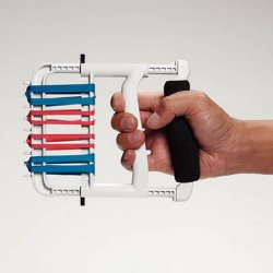 Basic Ergo Hand Exerciser, Black, Foam Handle, (3) Pairs of Rubber Bands (US Only)