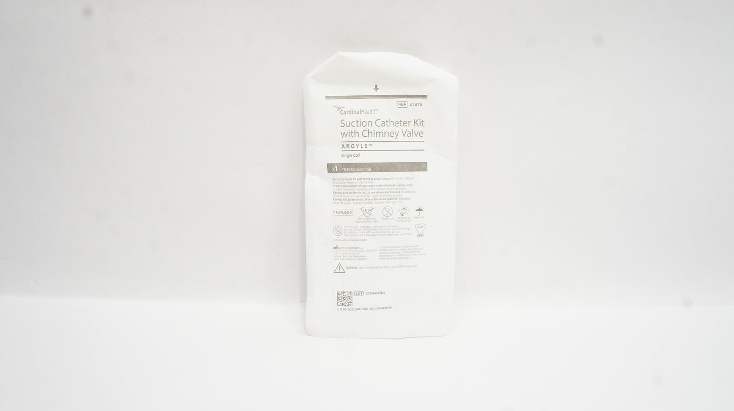 Suction Catheter Kit, 18FR Single Coil, 50 kits/cs (Continental US Only)