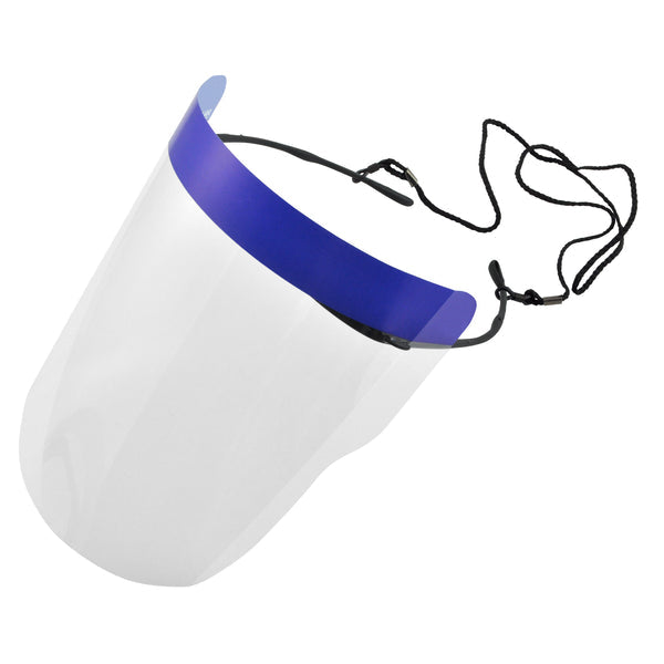 Face Shields, Office Pack (10 Frames, 20 Full Shields (7.25") & 1 cord/bx (US SALES ONLY)