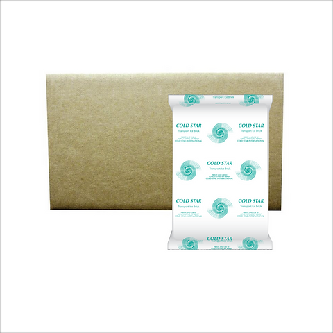 Transport Ice Brick, 7.5" x 10.5" x 1.5", 6/cs (75 cs/plt) (Made in the USA) (TAA Compliant)