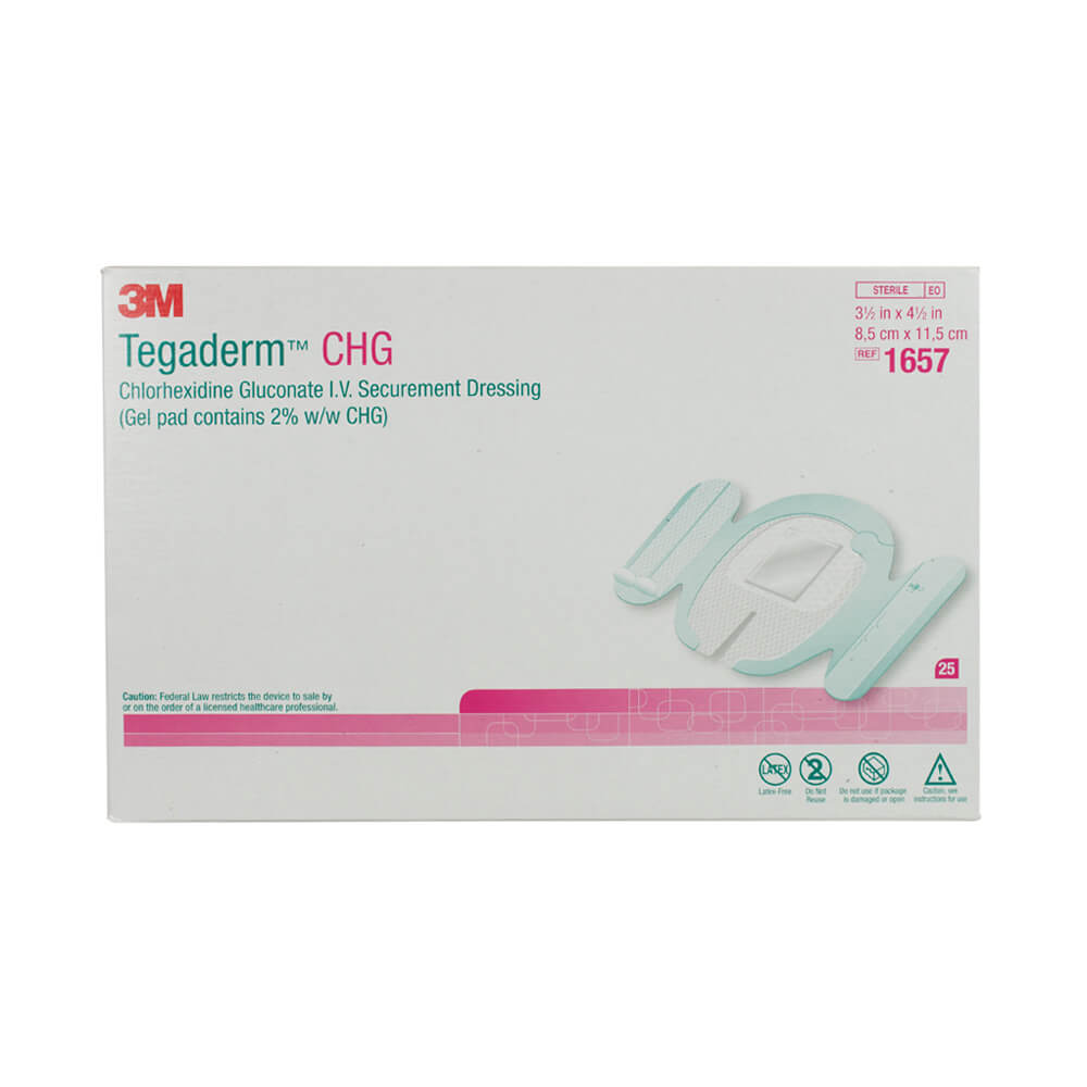 CHG Dressing, 2_" x 3 3/8", 25/bx, 4 bx/cs (Continental US+HI Only) (Non-Refundable; Non-Returnable)