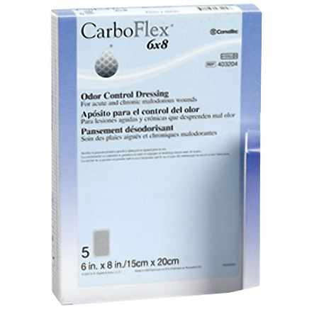 Odor Control Dressing, Rectangle, 6" x 8", 5/bx (Continental US Only)
