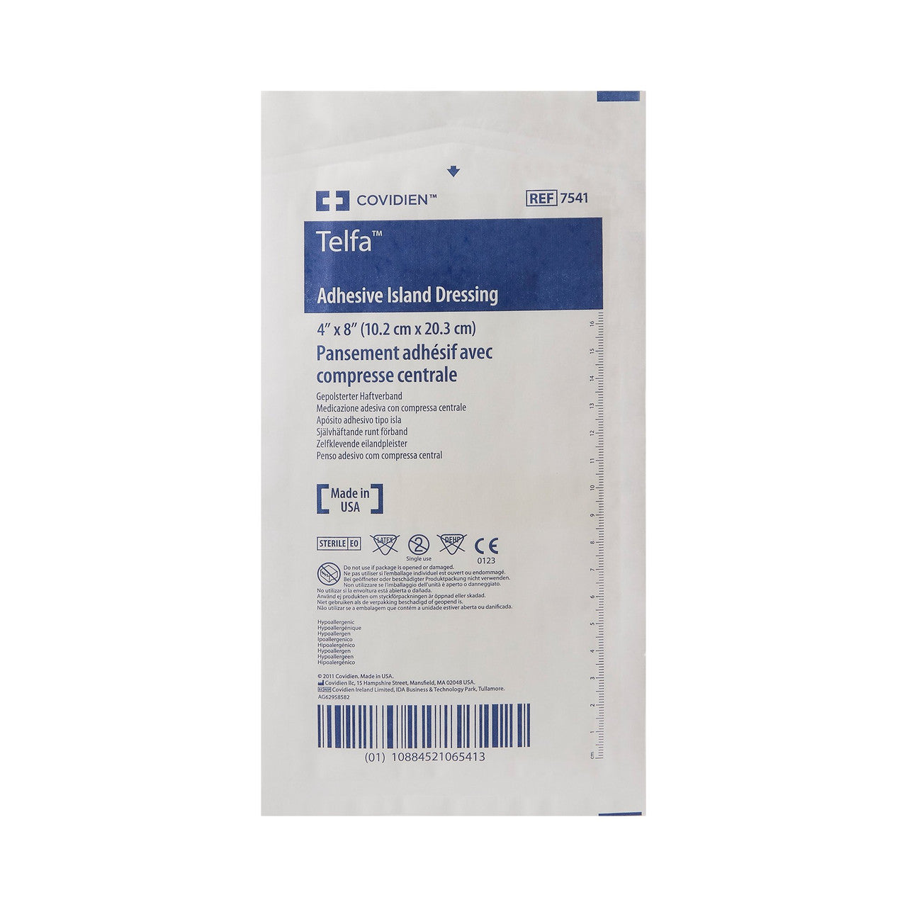 Adhesive Island Dressing, 4" x 8", 100/cs (Continental US Only) (Item on Manufacturer Backorder Inventory Limited when Available)