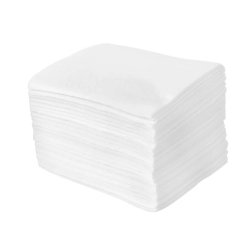 Dry Washcloth, White, 11" x 13", Disposable, Non-Sterile, 50/pk, 1 pk/bg, 14 bg/cs