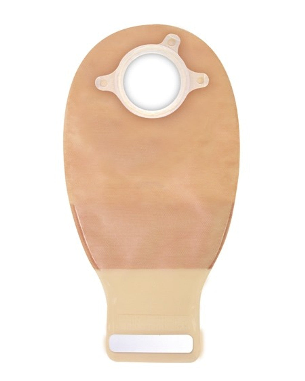 Closed-End Pouch, 12", 2-Sided Comfort Panel, Tail Closure, Filter, Tan, 1 1/2" Flange, 10/bx (Continental US Only)