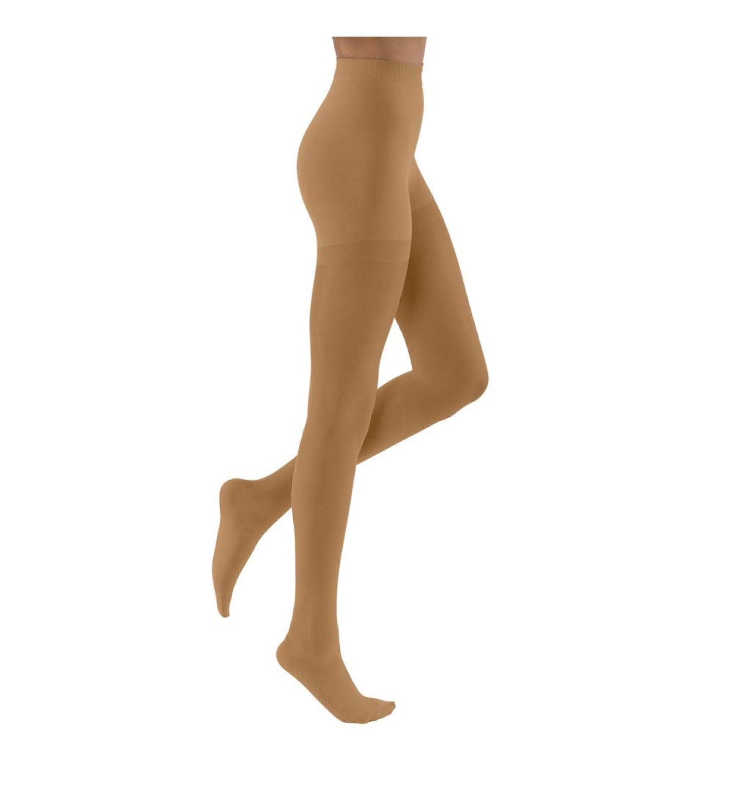 Compression Stocking, Waist High, 20-30 mmHG, Closed Toe, Suntan, X-Large (Continental US Only)