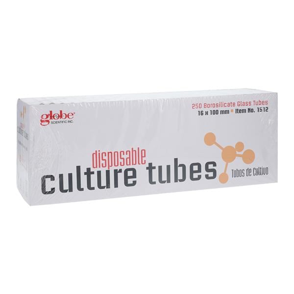 Culture Tube, 10 mL, 16 x 100mm, 250/bx, 4 bx/cs
