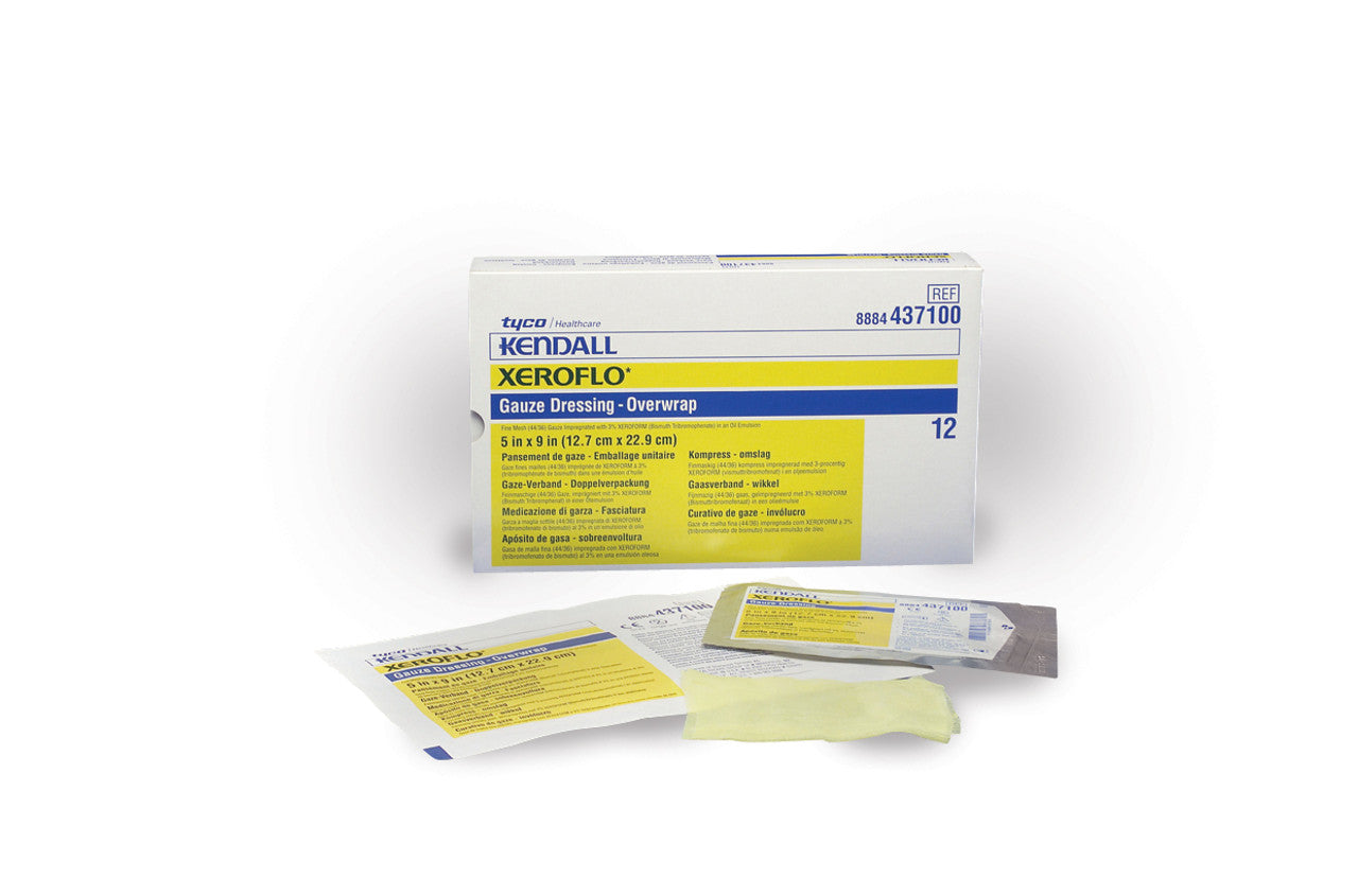 Non-Occlusive Oil Emulsin Gauze Strip, Overwrap, 5" x 9", 12/bx, 6 bx/cs