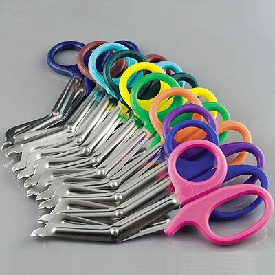 Scissors, Multi-Cut Utility, Sterile, 7in, Burgundy, 25/cs
