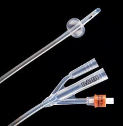 Lubri-Sil Foley Catheter, 3-Way, Standard Tip, 5cc, 20FR, Antimicrobial Hydrogel Coated Silicone, 12/cs (US Only)
