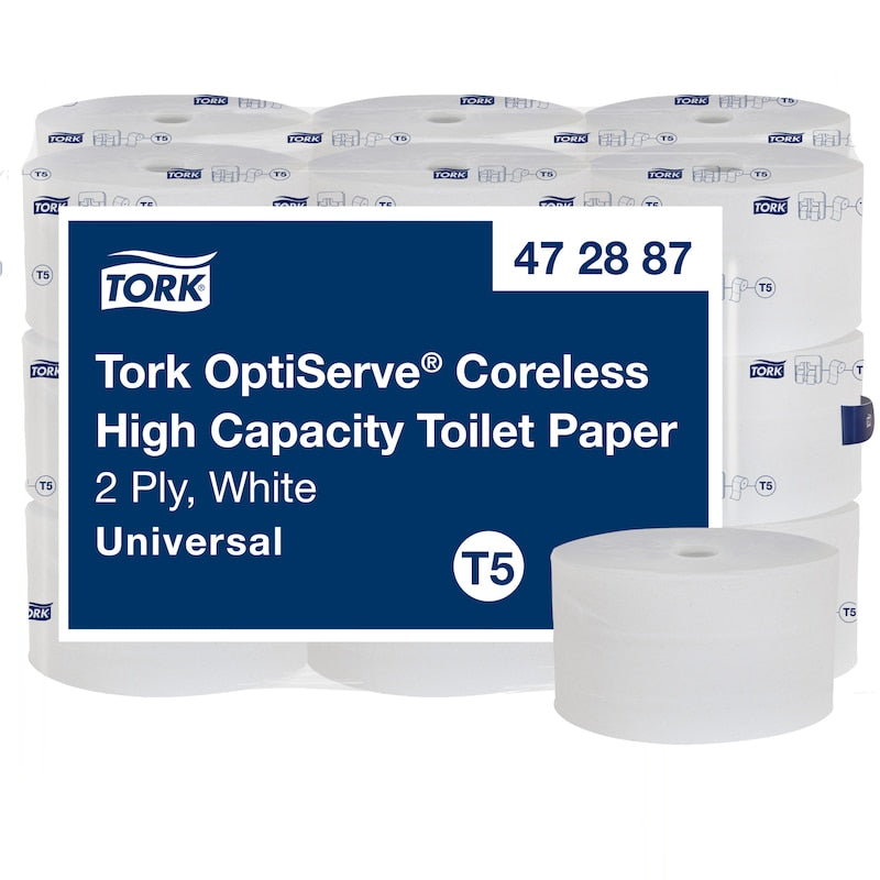 Bath Tissue, Universal, 2-Ply, Coreless, White, 1500 sheet/rl, 18 rl/cs (72 cs/plt)