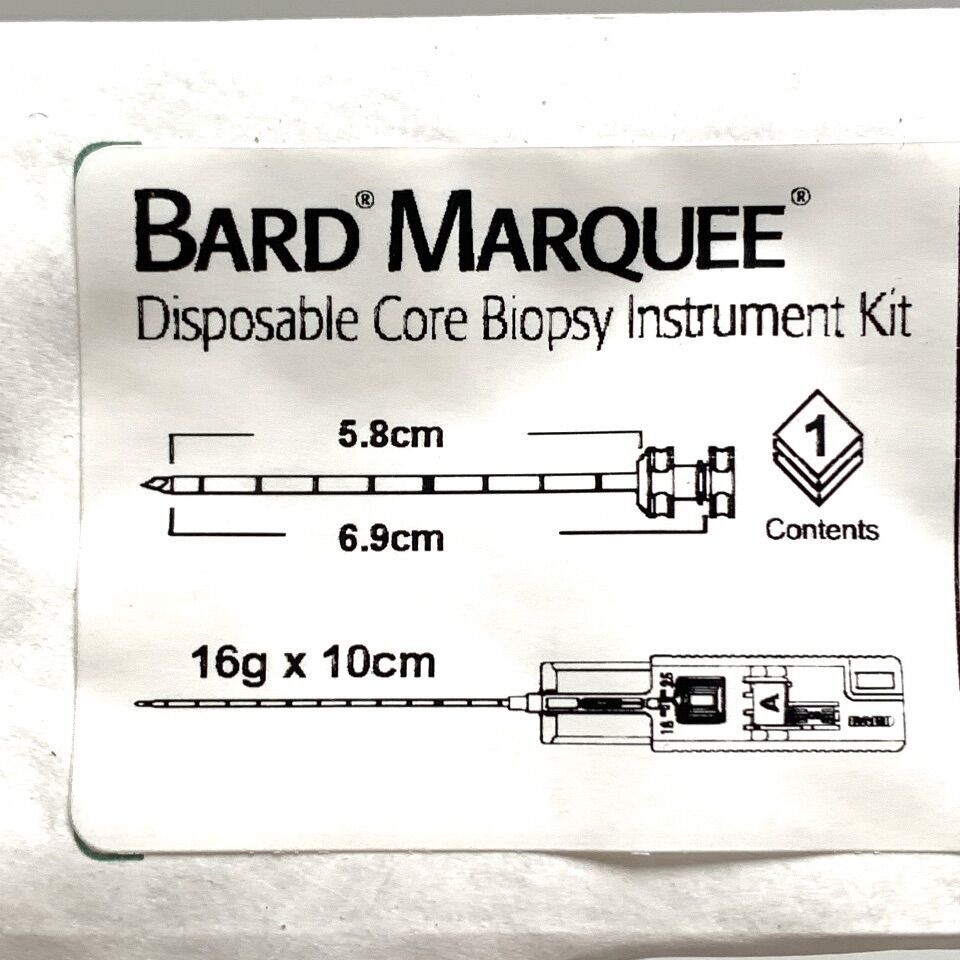 Marquee Disposable Core Biopsy Instrument Kit, 16G x 10cm, with Compatible Coaxial, 5/cs (US Only)