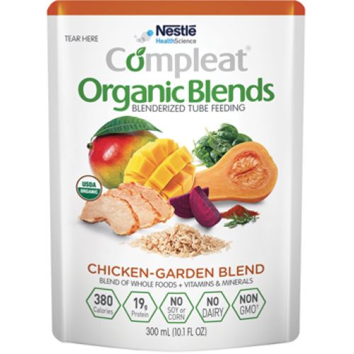 Organic Blends, Chicken-Garden Blend, 10.1 oz pouch, 24/cs (12352105) (60 cs/plt) (Minimum Expiry Lead is 90 days; Non-Returnable) (Continental US Only) (Nestle products cannot be sold online without Nestle's prior written permission) (Products cannot be sold on Amazon.com or any other 3rd party site)