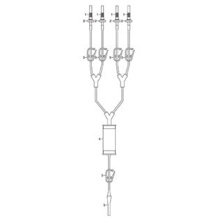 Irrigation Set, 4-Lead, Arthroscopic, 100" Length, Non-Pyrogenic, Contains DEHP, Sterile, 12/cs (Rx) (Continental US Only) (Product Access Restricted. Check with your sales rep to verify eligibility)