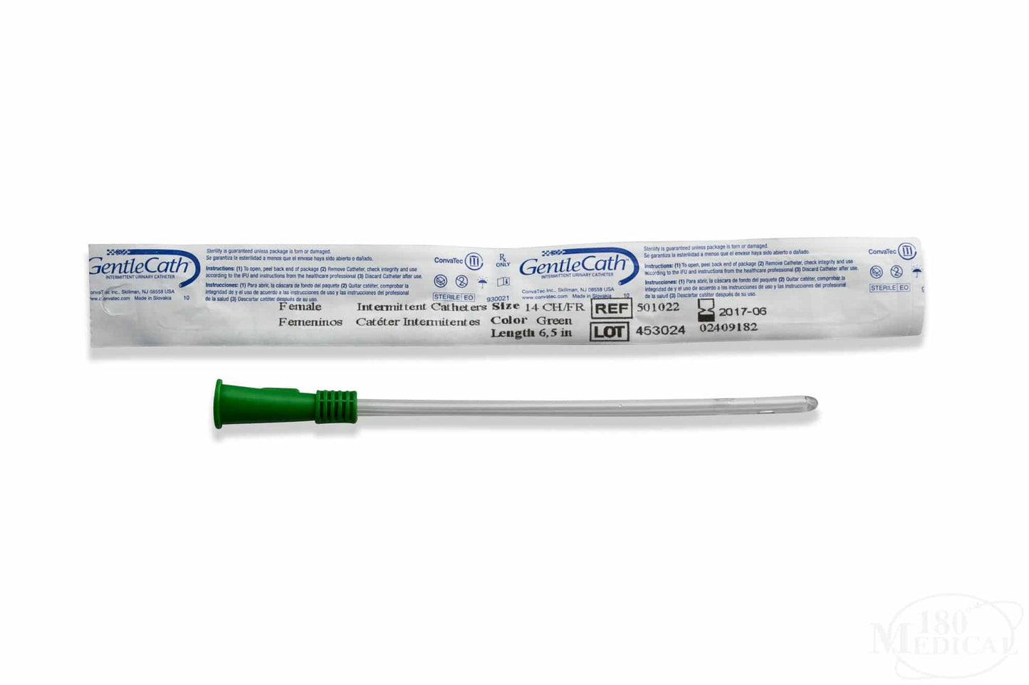 Urinary Catheter, Female, PVC, 6.5" Tube, 12 CH, 100/bx (Continental US Only)