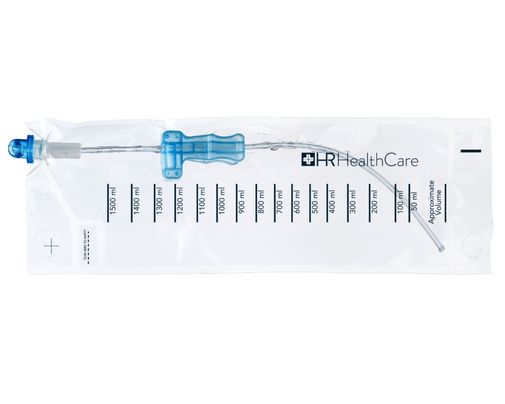 MTG EZ-Gripper 14FR Closed System 16" Straight Catheter with Introducer Tip, EZ-Advancer Locking Valve, and a 1500mL Collection Bag. One privacy bag included., 50ea/cs
