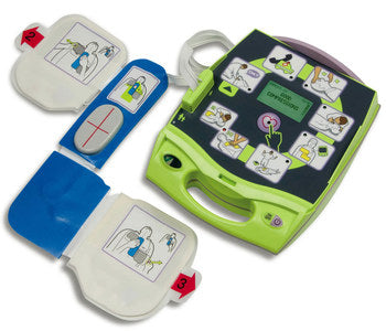 Semi-Automatic AED Plus with Medical Prescription, AED Cover, Plus RX Medical Prescription, CPR-D-Padz Electrode, CR123a Batteries & Carry Case