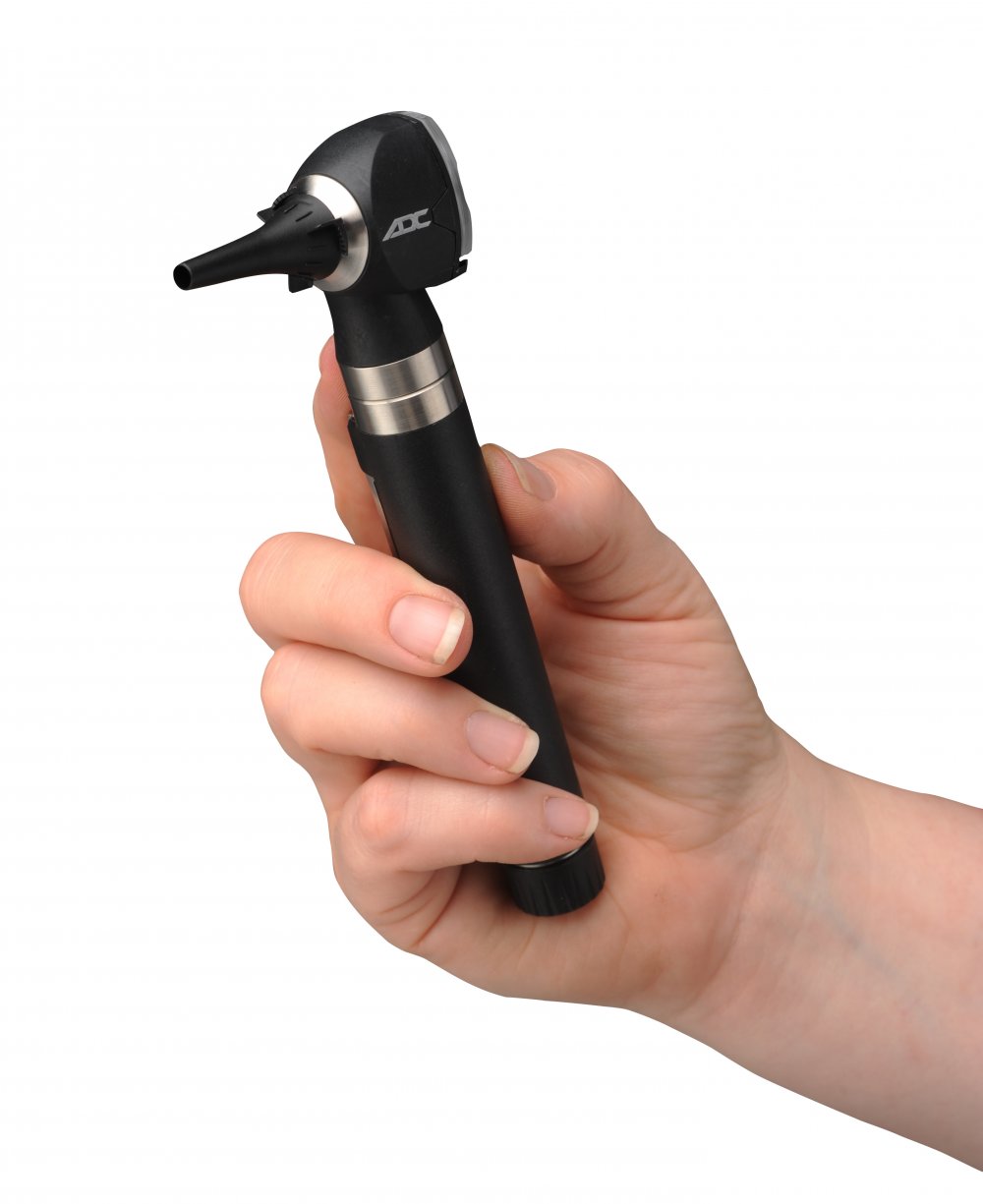 Pocket Otoscope 2.5v, LED, Soft, Black
