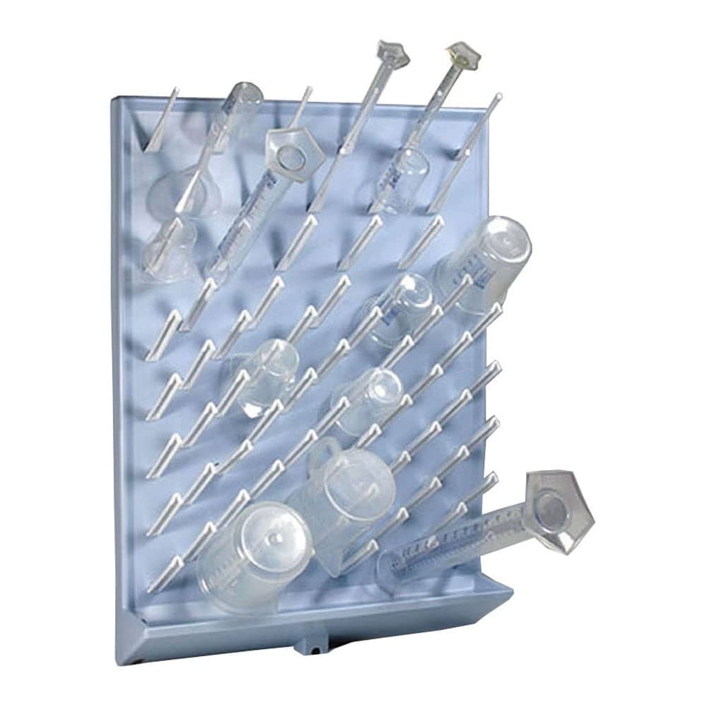 Wall-Mount Drying Rack, 72 Interchangeable Pegs, 24.75" x 17.75"