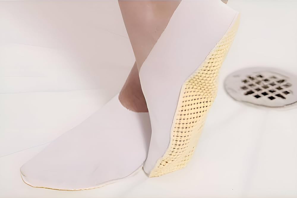 Patient Slippers, Flexible Sole, Large/ X-Large, Beige, 48/cs