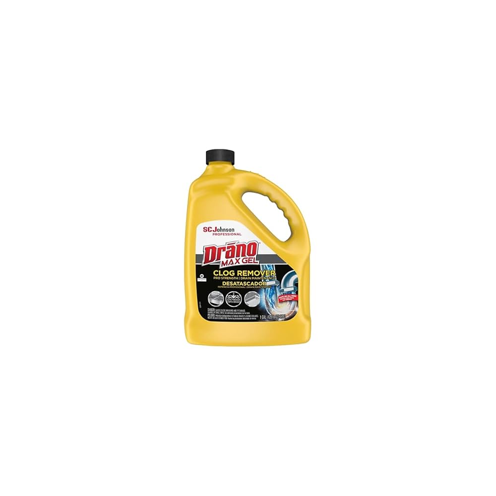 Drano Max Gel, Clog Remover, 128oz, 4/cs