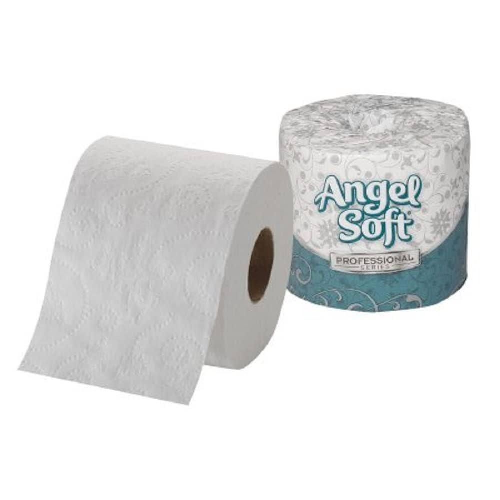 Premium Embossed Bathroom Tissue, 2-Ply, White, 4" x 4.05", 450 sht/rl, 40 rl/cs