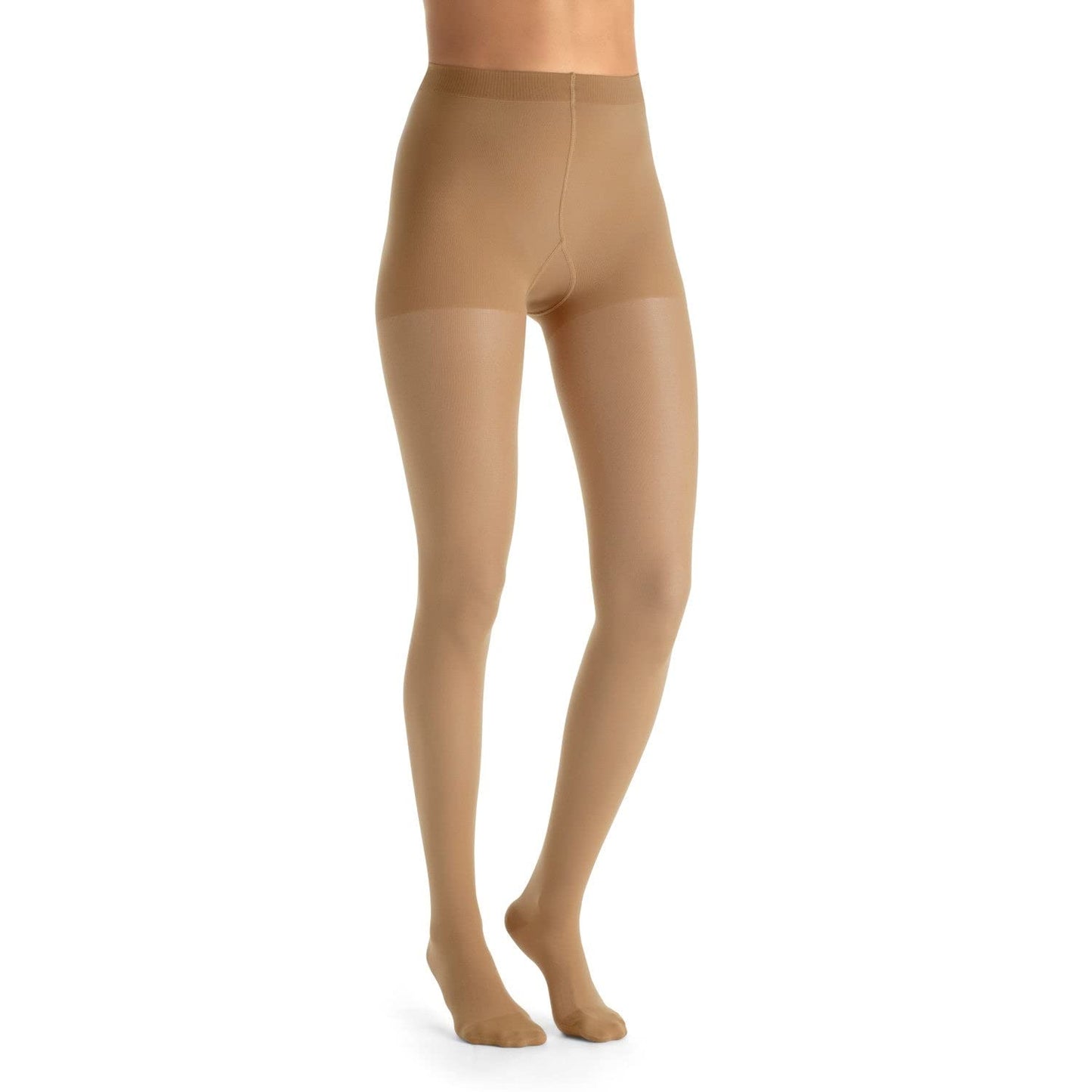 Compression Stocking, Waist High, 30-40 mmHG, Closed Toe, Sun Bronze, Medium (Continental US Only)