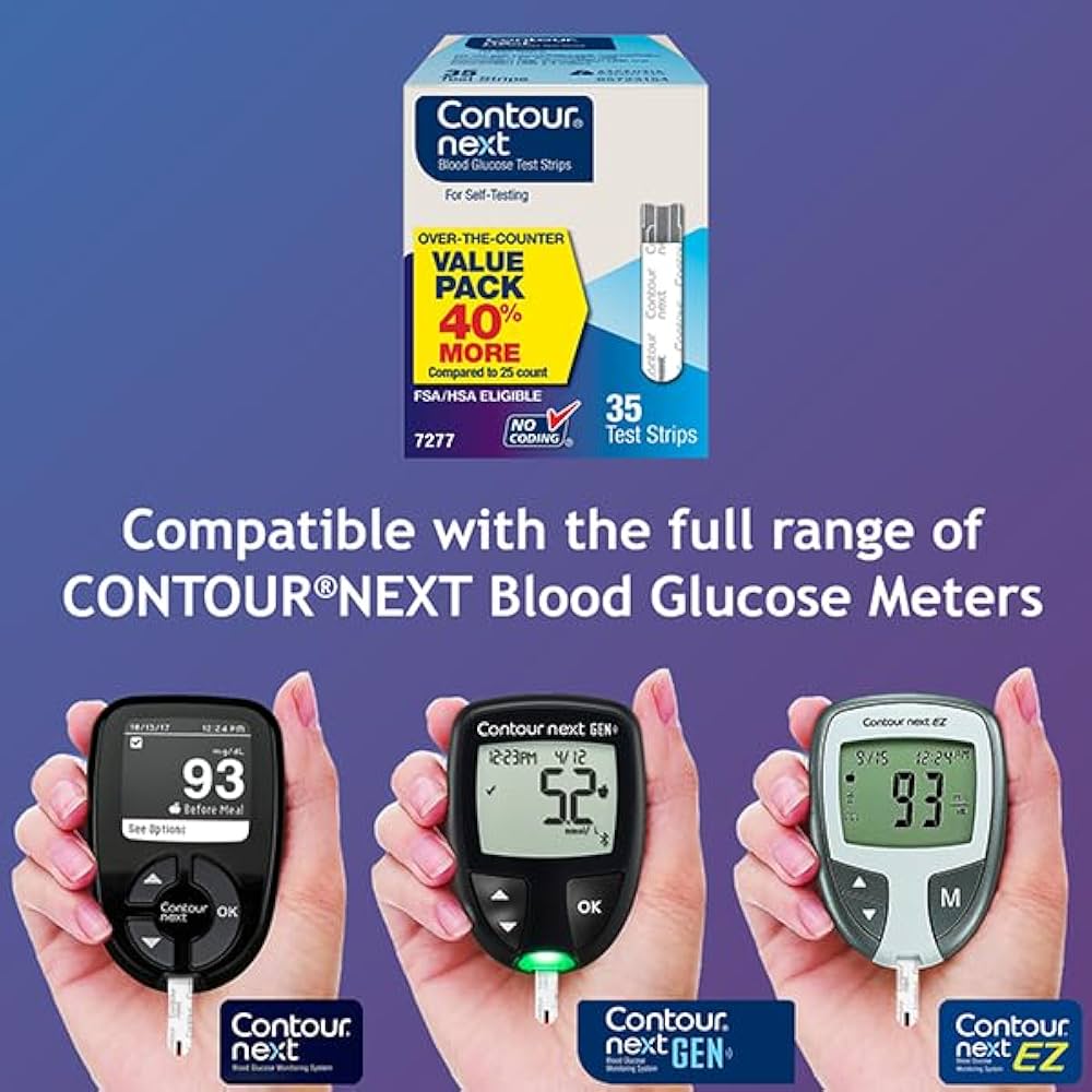 Blood Glucose Test Strips, 35/bx, 24 bx/cs (Continental US+HI, PR Only)