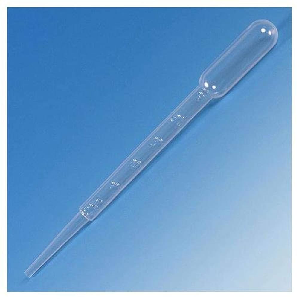Pipet, .05mL, Large Bulb, Graduated to 1mL, 150mm, Sterile, Individually Wrapped, 100/bg, 5 bg/bx