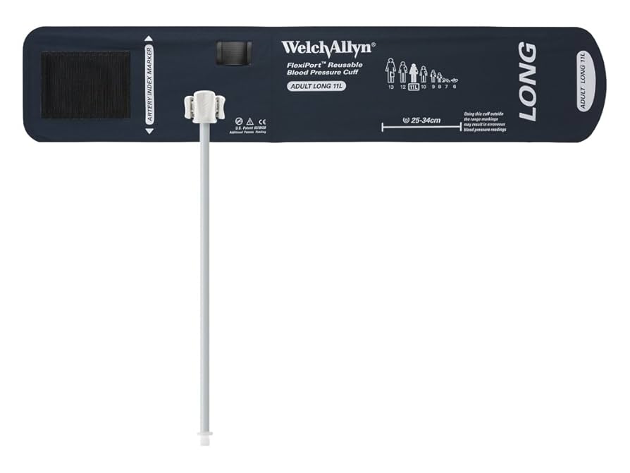 Cuff, Reusable, Screw Connector, 1-Tube, Adult, Long (US Only)