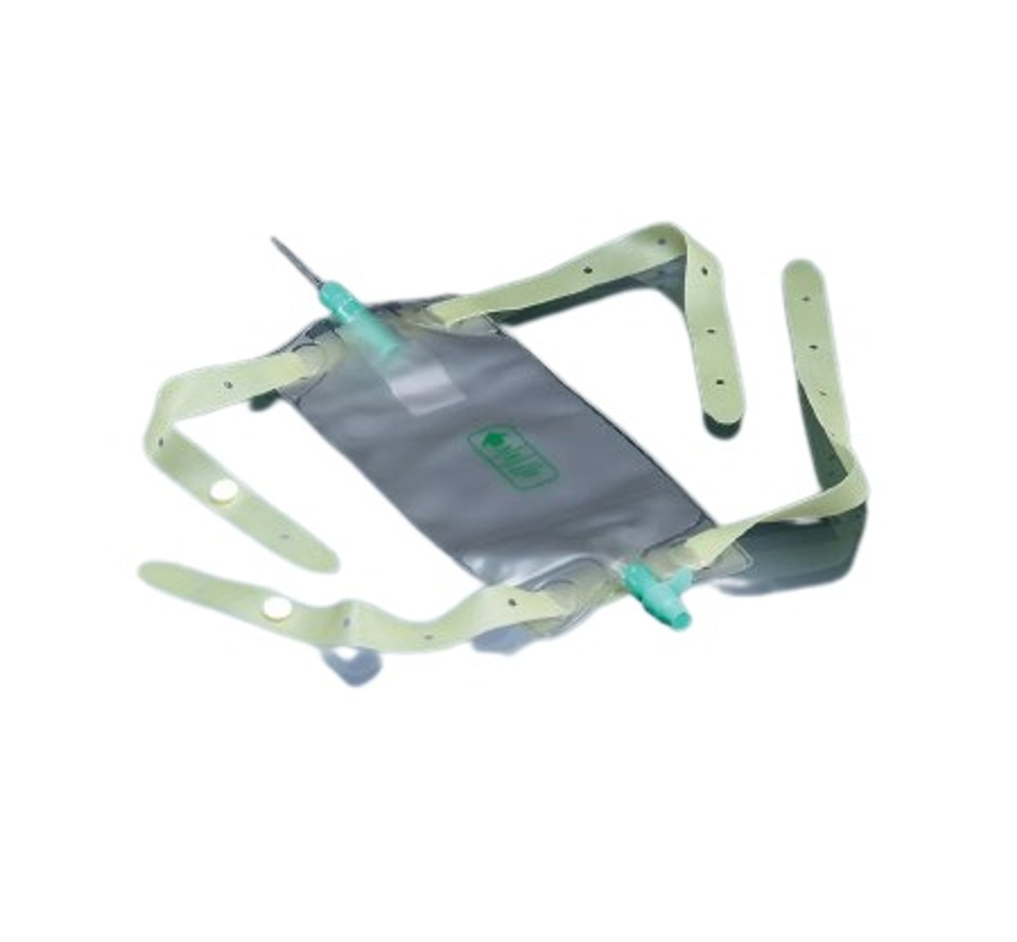 Bile Bag, 9 oz, 8" Length, T-Tube Adapter, (2) Adjustable Latex Rubber Belts, Single-Use, Sterile, 12/cs (US Only)