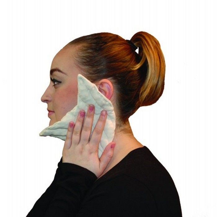 Neck Pad, Universal, Oganic Cotton & Spandex, Night Care, Small/Medium (Continental US Only)