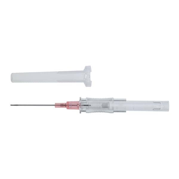 Protective Plus IV Catheter, 20G x 1_" Retracting Needle, Pink, 50/bx, 4 bx/cs (US Only)