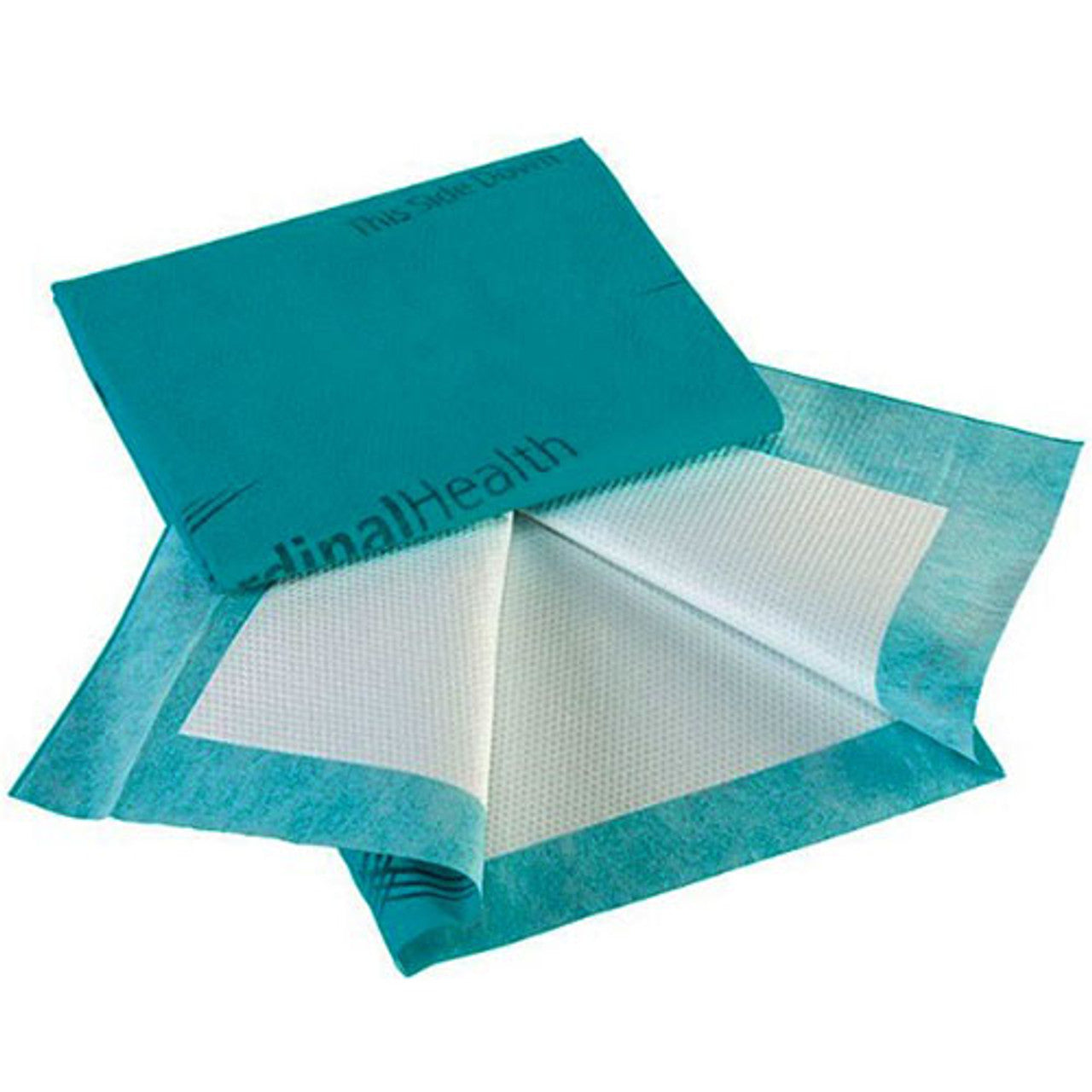 Premium Underpad, WINGS Maximum Absorbency, Teal, 24" x 36", Disposable, Latex-Free, 10/bg, 6 bg/cs (Continental US Only)