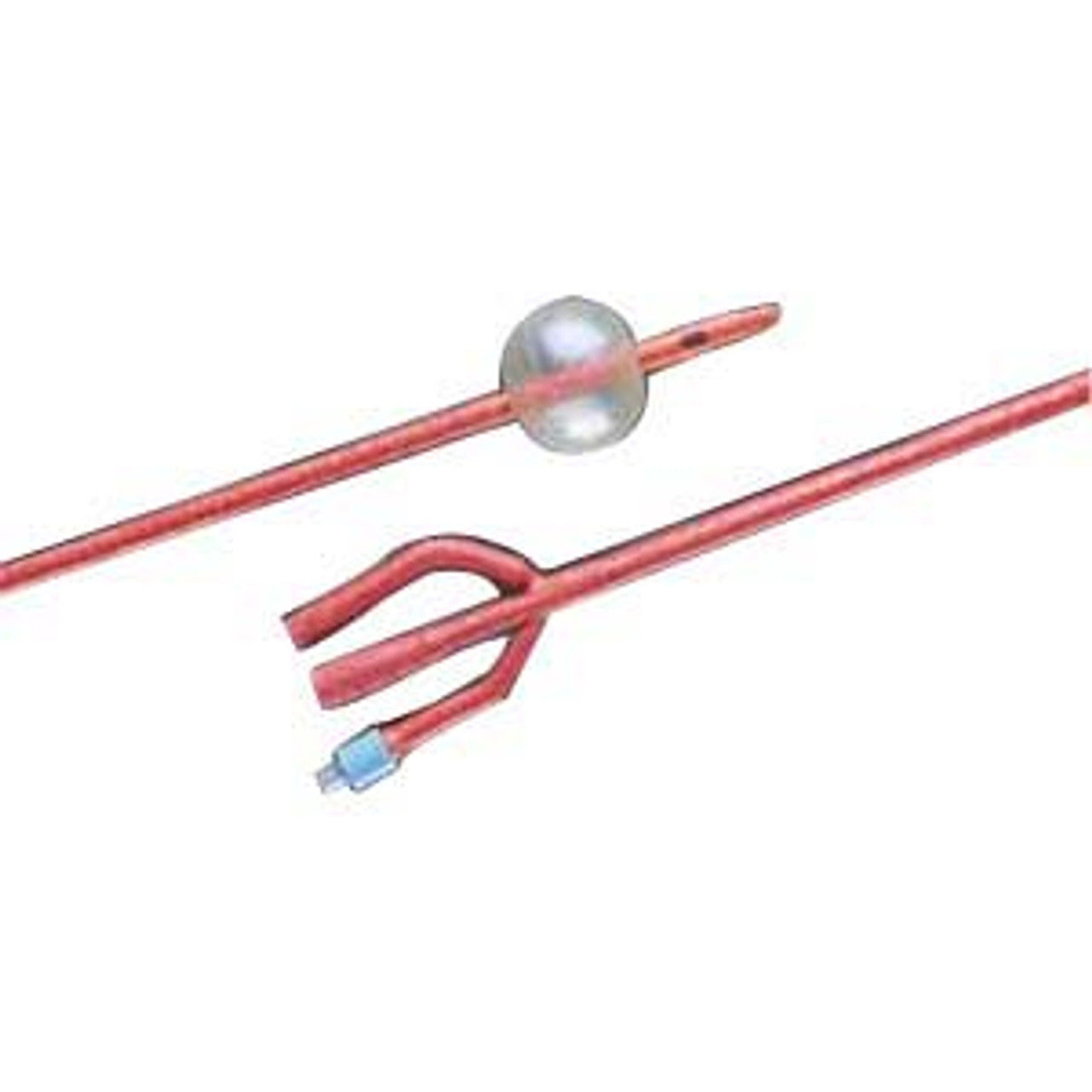 Foley Catheter, Lubricath, 2-Way, Coude Tip, 30 cc Balloon, 20 FR, Hydrophilic Polymer Coated, Red, Latex, 12/cs (US Only)