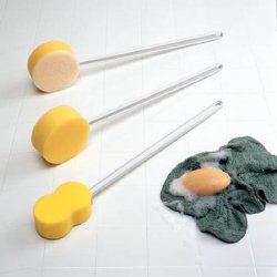Long Scrub Sponge, Contoured, 25/pk