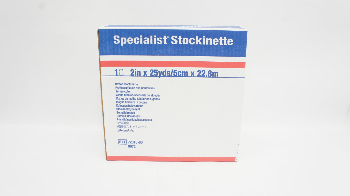 Stockinette, 2" x 25 yds, 9 rl/cs (Continental US Only)
