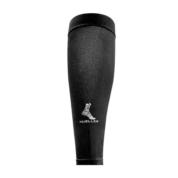 Compression Sleeve, Calf, Large, Black, Graduated, Durable Fabric (Products are only available for sale in the U.S.) (Products cannot be sold on Amazon.com or any other 3rd party platform without prior approval by Mueller.)