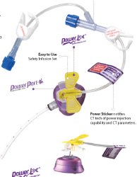 PowerLoc Safety Infusion Set with Y-Injection Site, 22G x 0.75", 20/pk (Continental US Only) (Drop Ship Requires Pre-Approval)