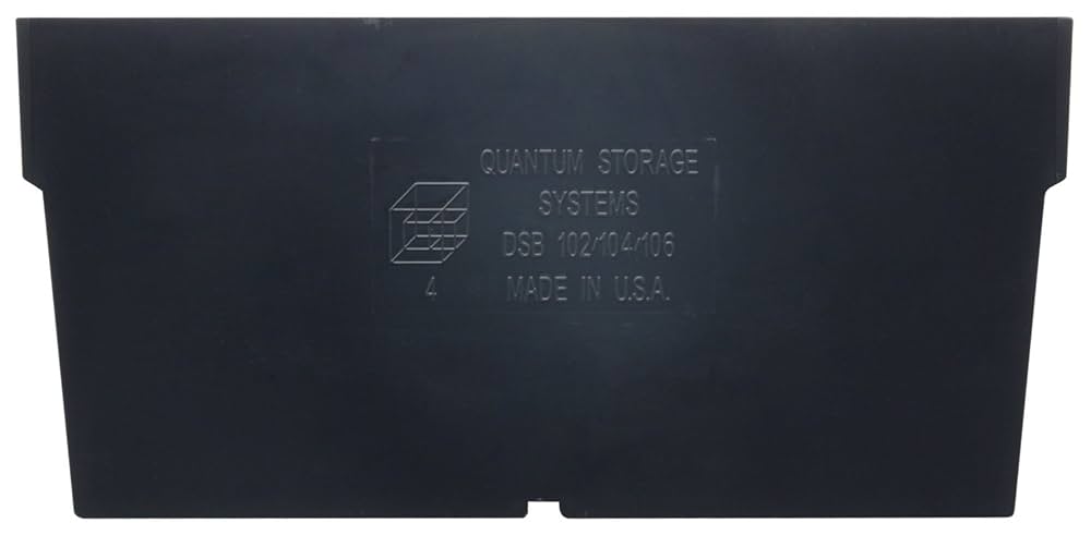 Shelf Bin Divider, 3"H x 6 5/8"W, Black, 50/ctn (DROP SHIP ONLY)