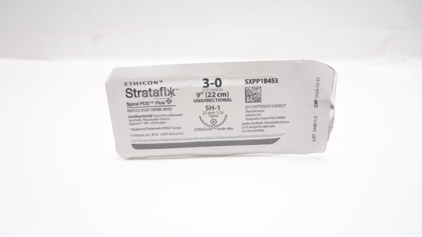 3-0 23cm STRATAFIX Spiral PDS Plus SH-1, 12/bx (Continental US Only)