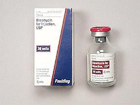 Bleomycin for Injection, USP, 30IU, 20 ml Single Dose Onco-Tain Glass Fliptop Vial (Rx) (Item is Non-Returnable) (We must have your Wholesale Drug License on File before shipping this product) (US Only, Excluding IN and ND)