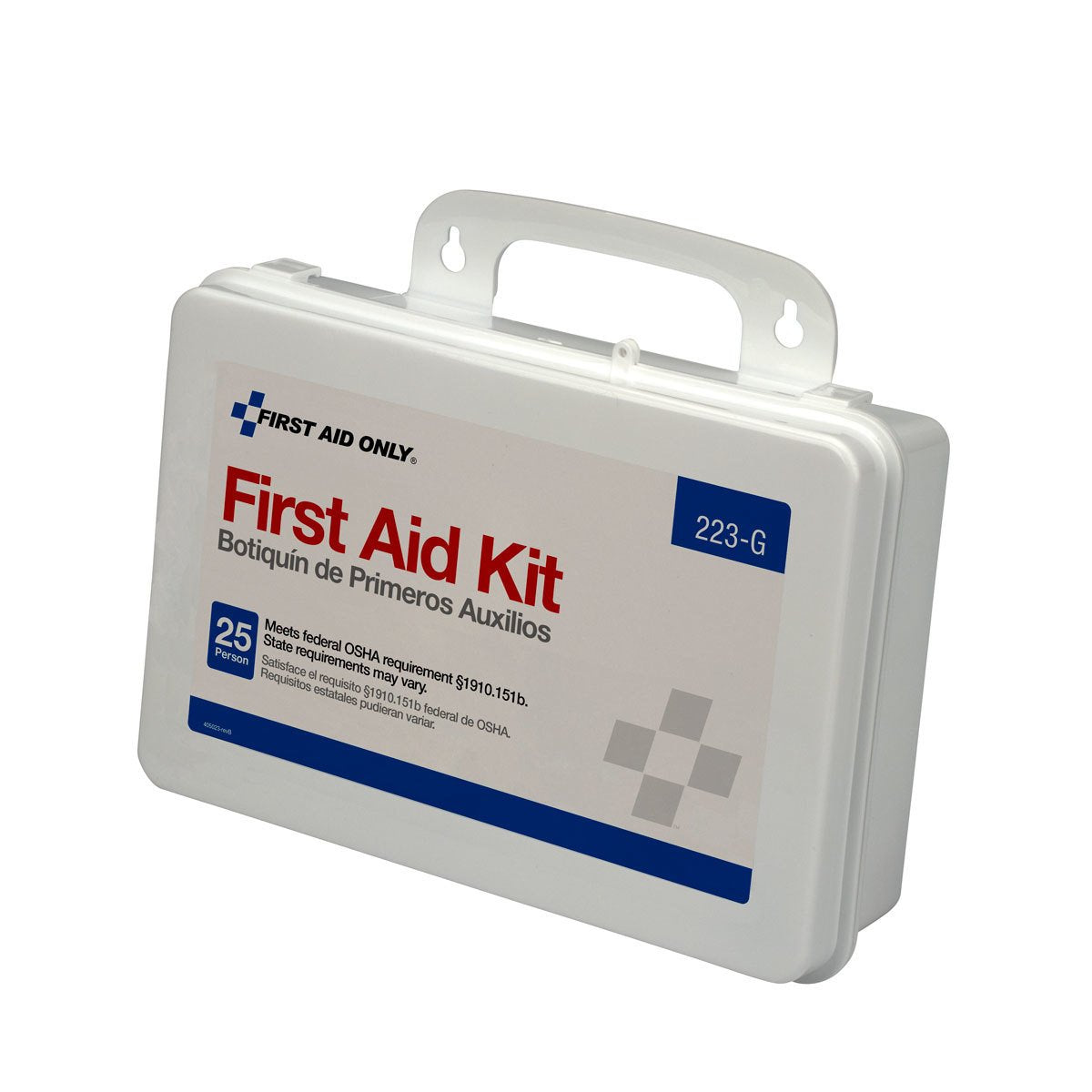 25 Person First Aid Kit, Plastic Case (DROP SHIP ONLY - $150 Minimum Order)