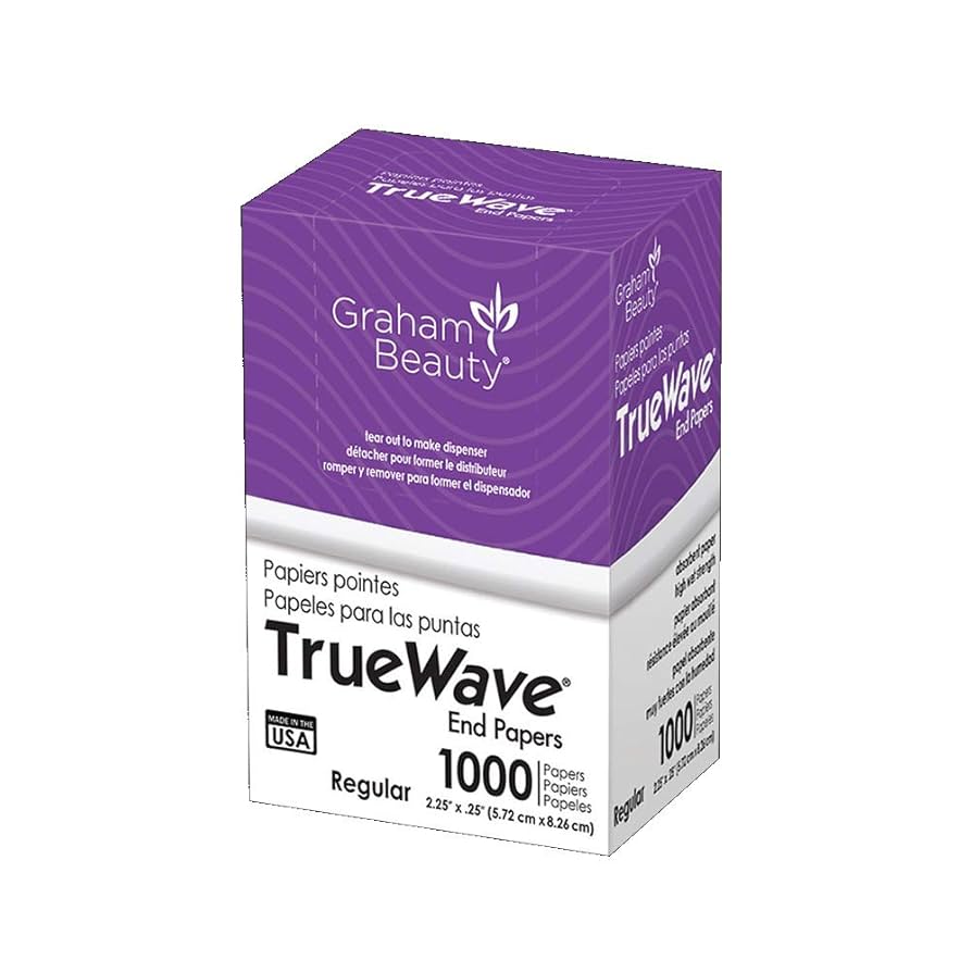 TrueWave End Papers, Regular, 2.25" x 3.25", 1000/bx, 100 bx/cs