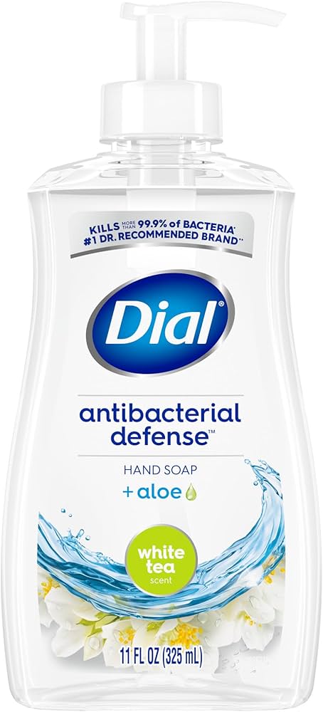 Liquid Hand Soap, Antibacterial, 11 oz, White Tea, 12/cs