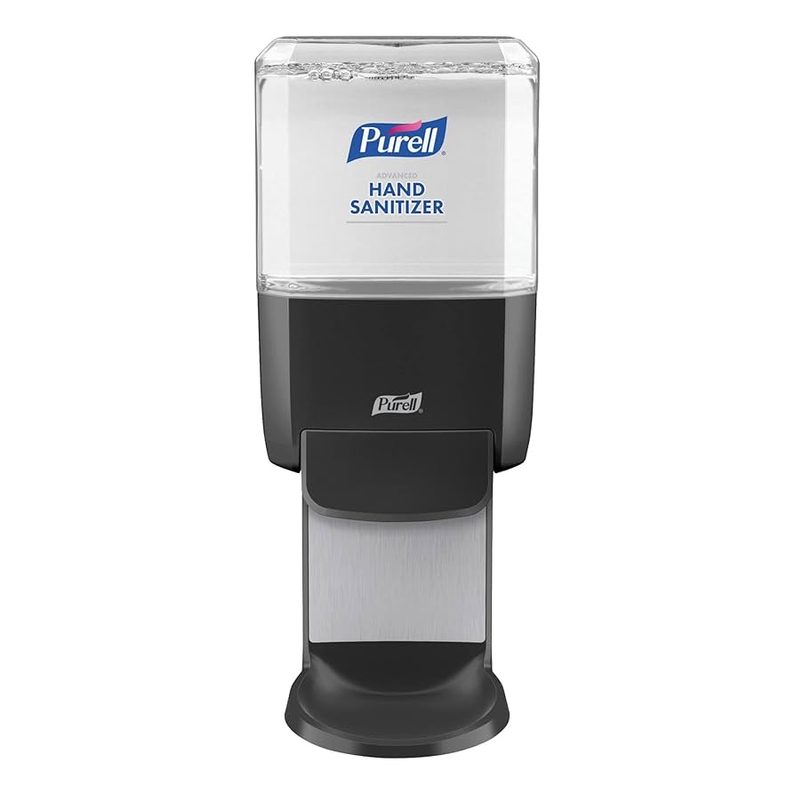 Hand Sanitizer Dispenser, 1200 ml, Push Style, Graphite, 1/cs