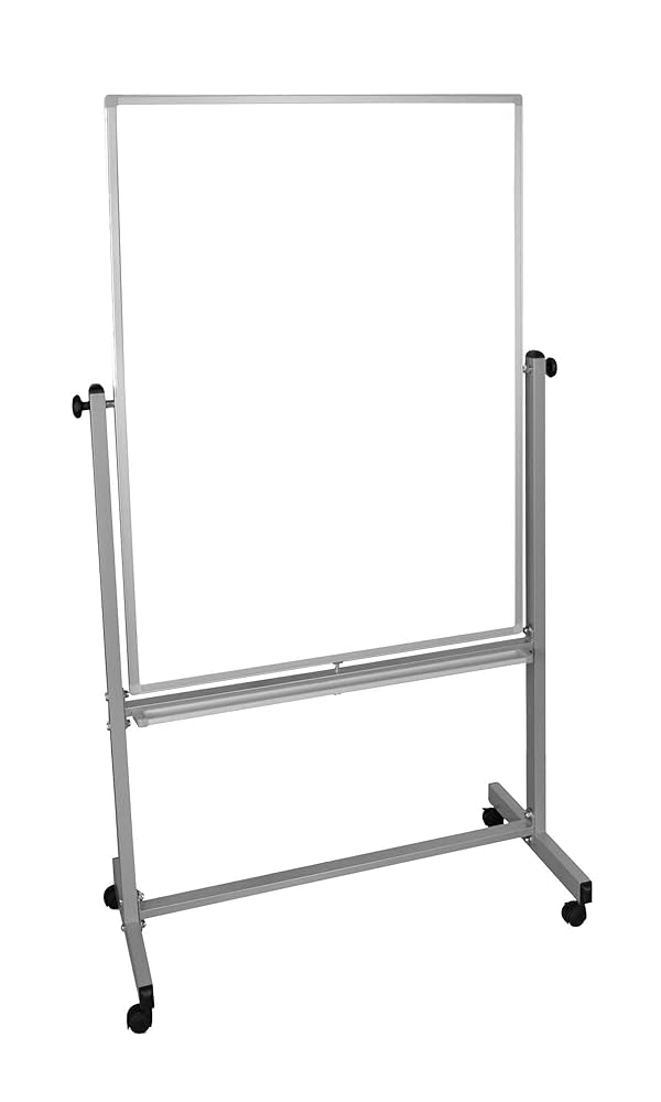 Magnetic Whiteboard, Double-Sided, 36"W x 48"H (DROP SHIP ONLY)