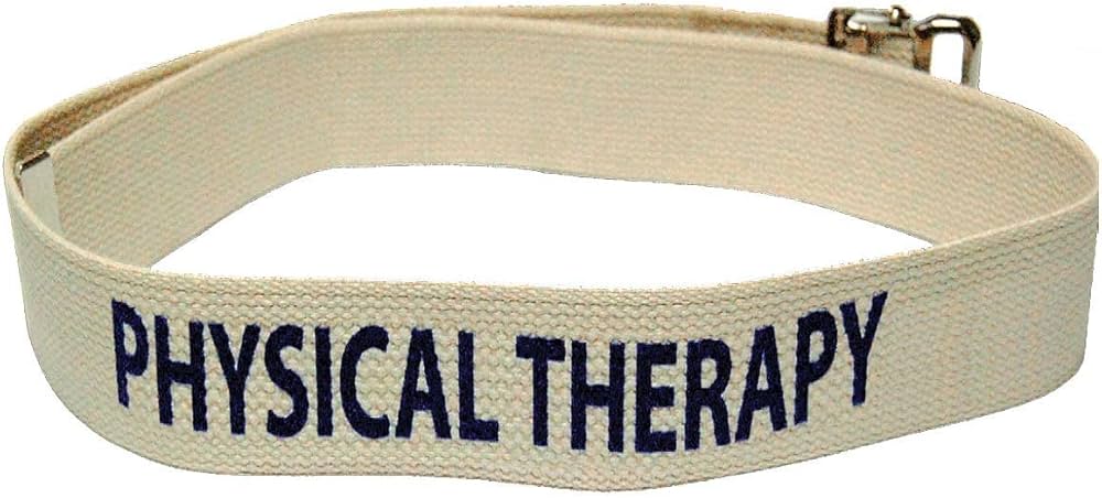 Gait Belt, Physical Therapy, #8 Natural, 2" x 60" (A handling charge of $9.95 will be added to any order under $25.00) (DROP SHIP ONLY)